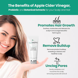 Apple Cider Vinegar Probiotic Scalp and Body Scrub