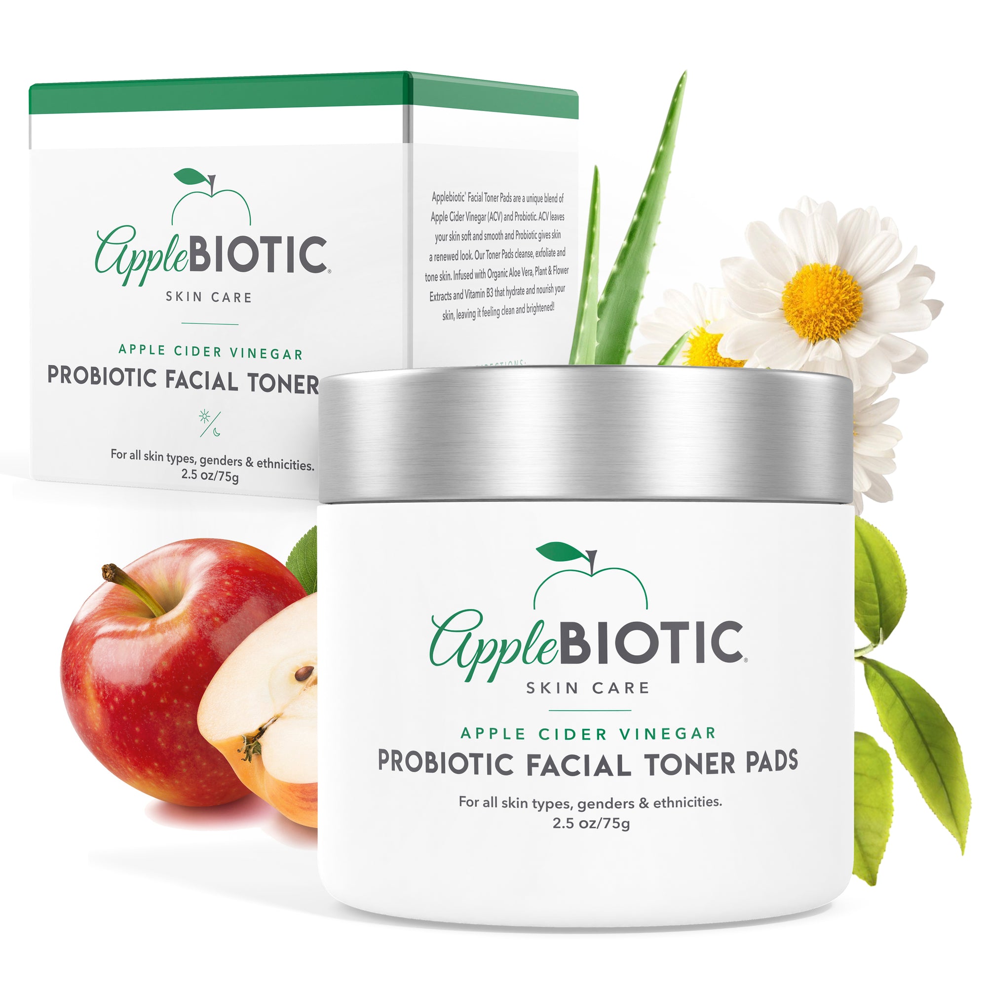 Apple Cider Vinegar Probiotic Facial Pads