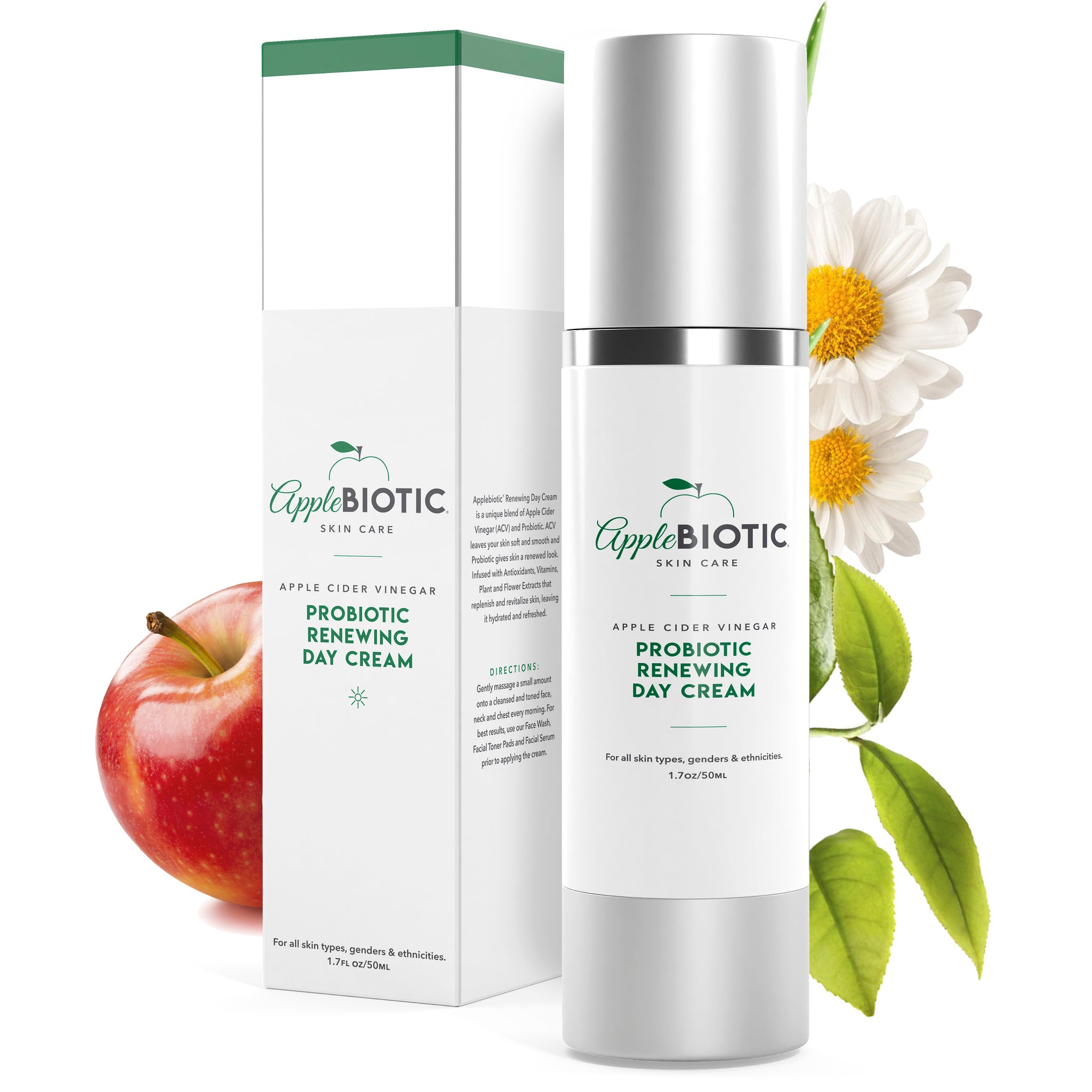 Apple Cider Vinegar Renewing Day Cream - applebiotic