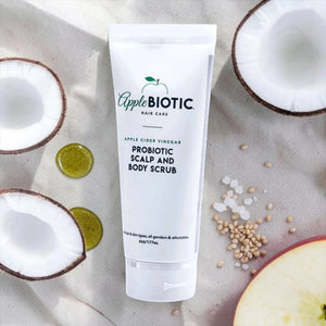 Apple Cider Vinegar Probiotic Scalp and Body Scrub