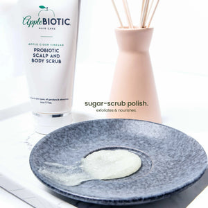 Apple Cider Vinegar Probiotic Scalp and Body Scrub
